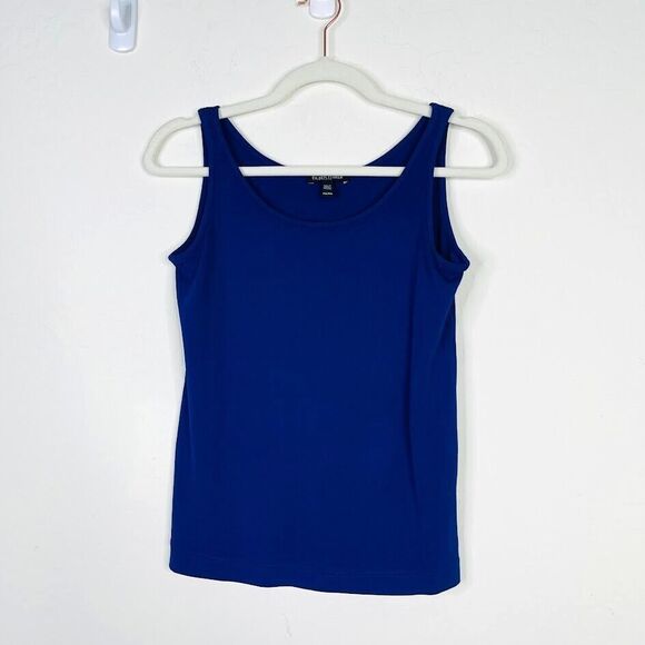 Eileen Fisher Womens Petite Medium 100% Silk Tank Top Sleeveless Lightweight - Picture 1 of 7